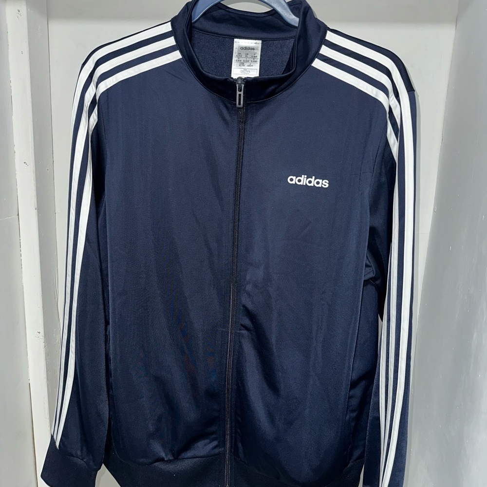 Adidas Navy Blue Track Jacket